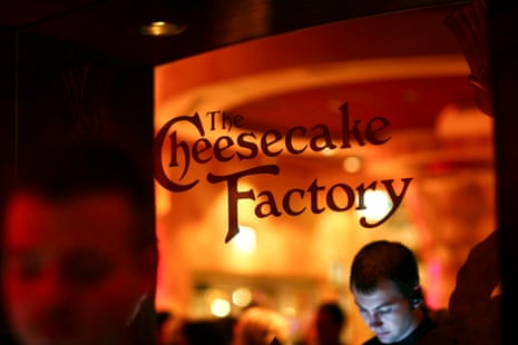 a Cheesecake Factory sign