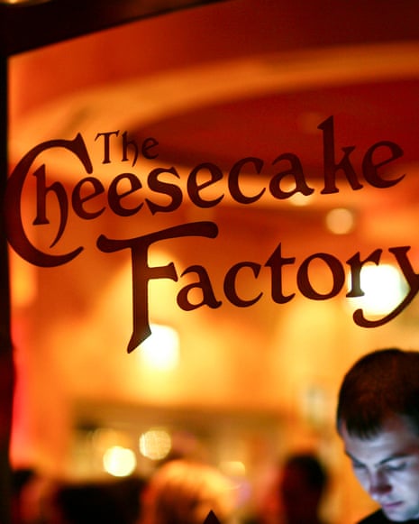 a Cheesecake Factory sign