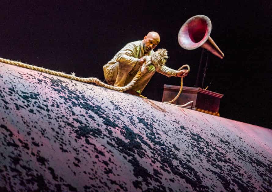 Riveting … Akram Khan as a shell-shocked soldier in Xenos.