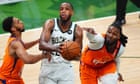 Dogged Bucks rally past Suns in Game 4 to level NBA finals at two games apiece