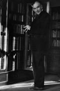 John Maynard Keynes in his library