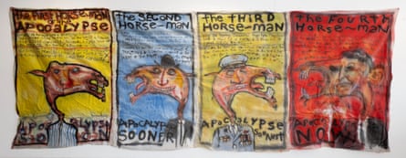 Keith Piper, As Arm in Arm They Enter the Gallery, 1982.