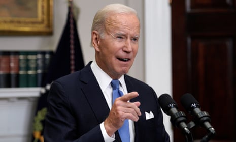 US president Joe Biden making remarks at the White House moments ago.