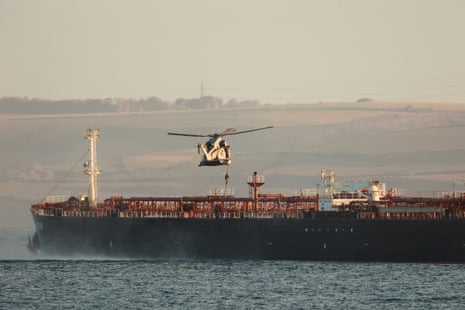 The military operation was supported with aircraft from the Maritime Air Group, an RAF P-8 aircraft, as well as HMS Sutherland and HMS Ledbury.