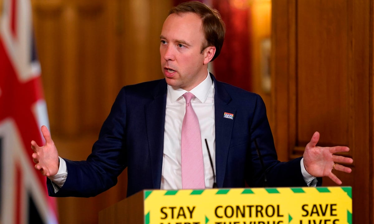 Following the science is so over for Matt. Now fetch him his lucky tie | Health policy | The Guardian