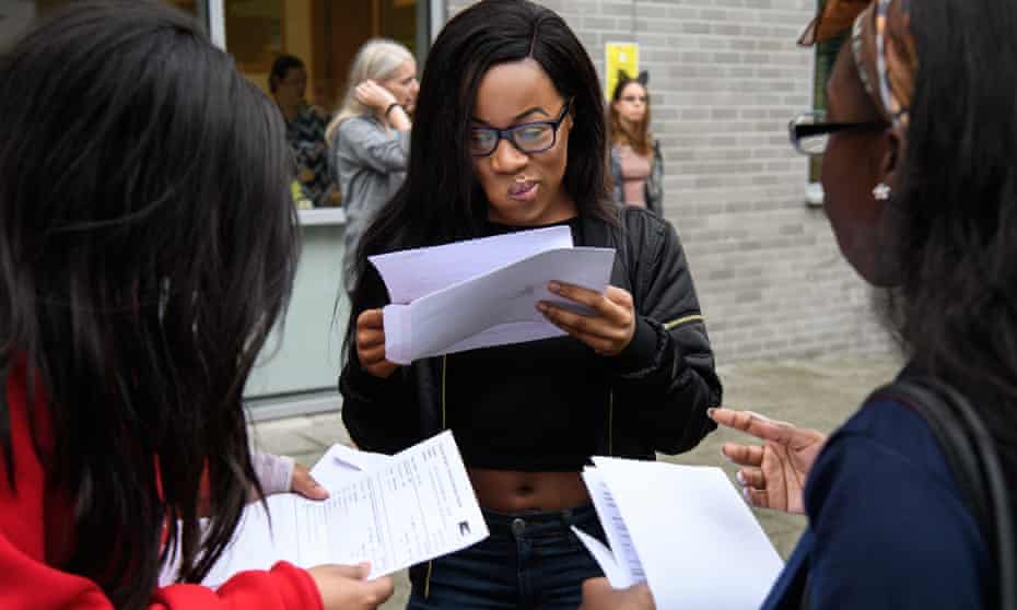 Students receive their A Level Results