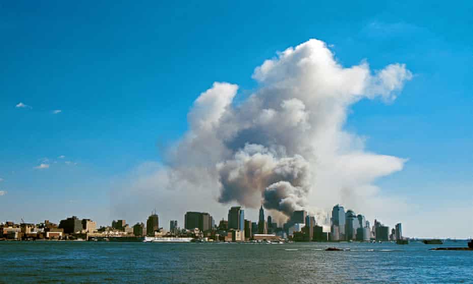 The 11 September attack on the World Trade Center in New York. 
