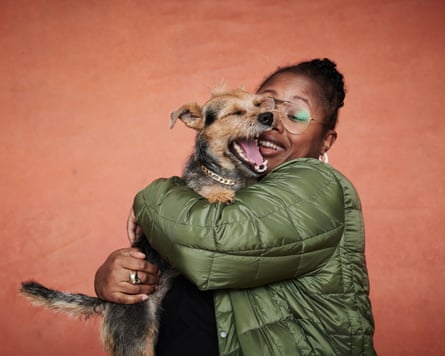 Humans with dogs have lower cortisol levels and cardiovascular risks.