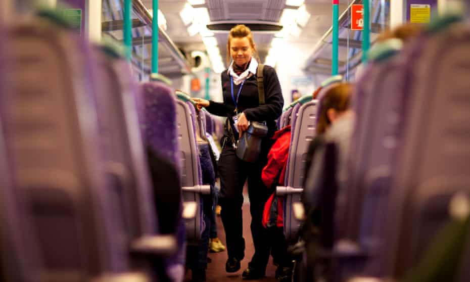 A conductor on the Transpennine Express