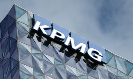 KPMG signage on a building