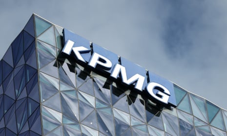 KPMG signage on a Melbourne building