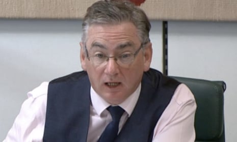 Julian Knight MP during the DCMS committee inquiry into racism suffered by Azeem Rafiq at Yorkshire County Cricket Club.