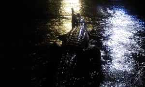 A freshwater crocodile spotted on O’Reilly Street, Mundingburra, on the weekend during the Townsville floods