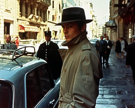 Alain Delon in Le Samouraï.