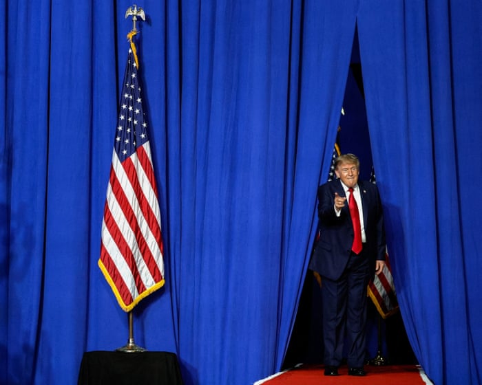 Trump talks up White House ballroom and says he views strait of Hormuz as ‘American territory’ – live