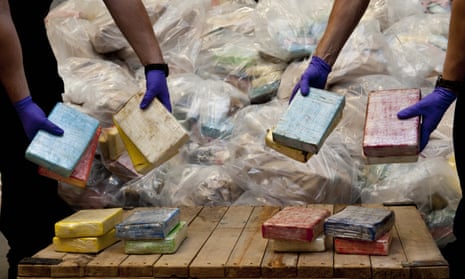 Part of a haul of cocaine seized in Southampton in 2011