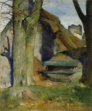 Helene Schjerfbeck, Shadow on the Wall (Breton Landscape), 1883.