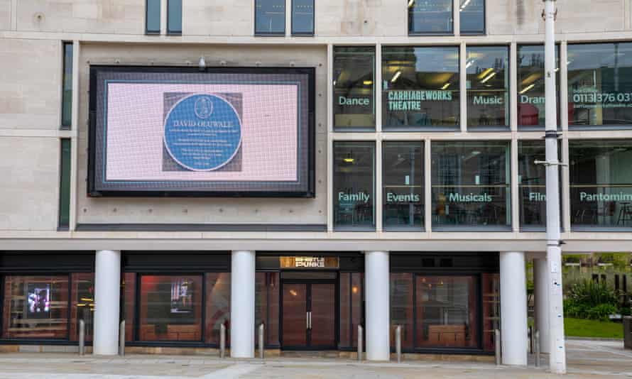One of the many memorials to David Oluwale in Leeds.