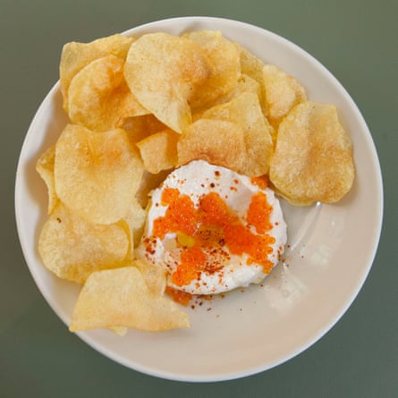 Hipped cod’s roe with crisps. ‘This is what they’re doing in London.’