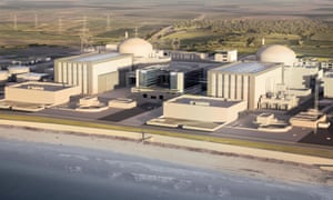 An artist’s impression of the Hinkley Point nuclear power station