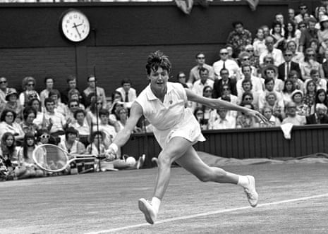 Margaret Court at Wimbledon in 1971. Despite her astonishing achievements she never had a warm relationship with the Australian sporting public.