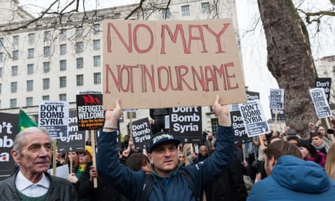 Don’t Bomb Syria Protest, London, UK 