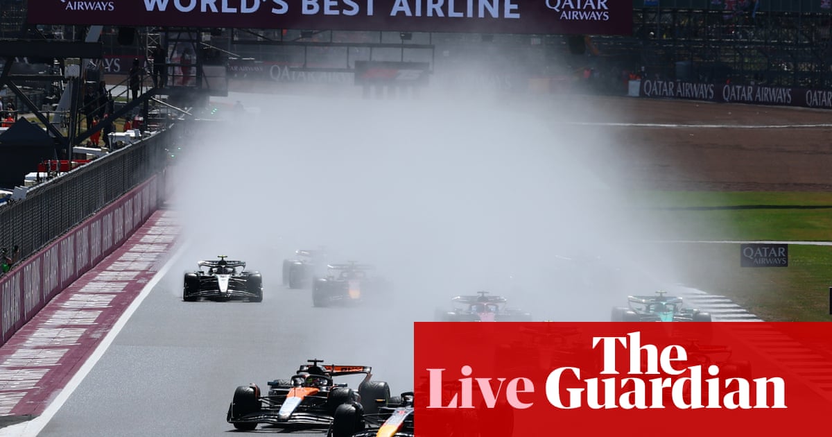 Max Verstappen leads rain-hit British Grand Prix at Silverstone: Formula One live