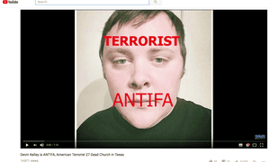 Searches suggested Devin Kelley was linked to anti-fascist movements.