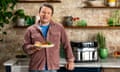 Are we really here, still? … Jamie Oliver with a prosciutto baked fish dish cooked in his air fryer.