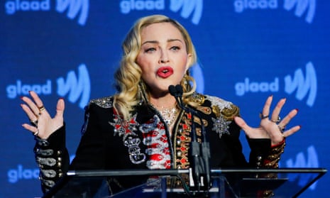 Madonna, pictured in 2019 receiving the Advocate for Change award during the 30th annual GLAAD awards ceremony in New York.