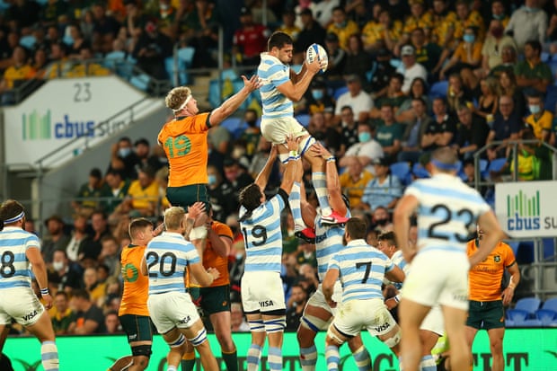 Argentina and Australia at Cbus Super Stadium on the Gold Coast last year.