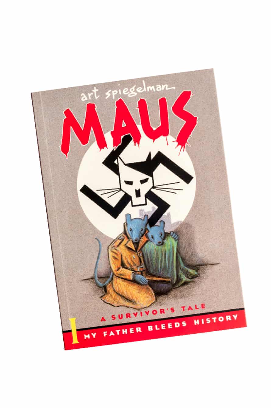 The front cover of Maus A Survivor’s Tale by Art Spiegelman is seen after it was first published in 1980.
