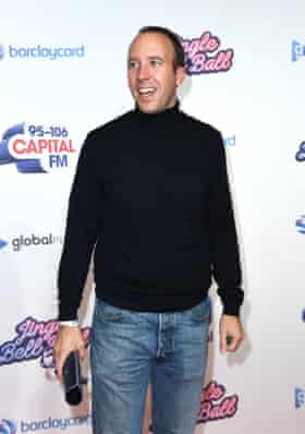 Matt Hancock at Capital radio’s Jingle Bell Ball.