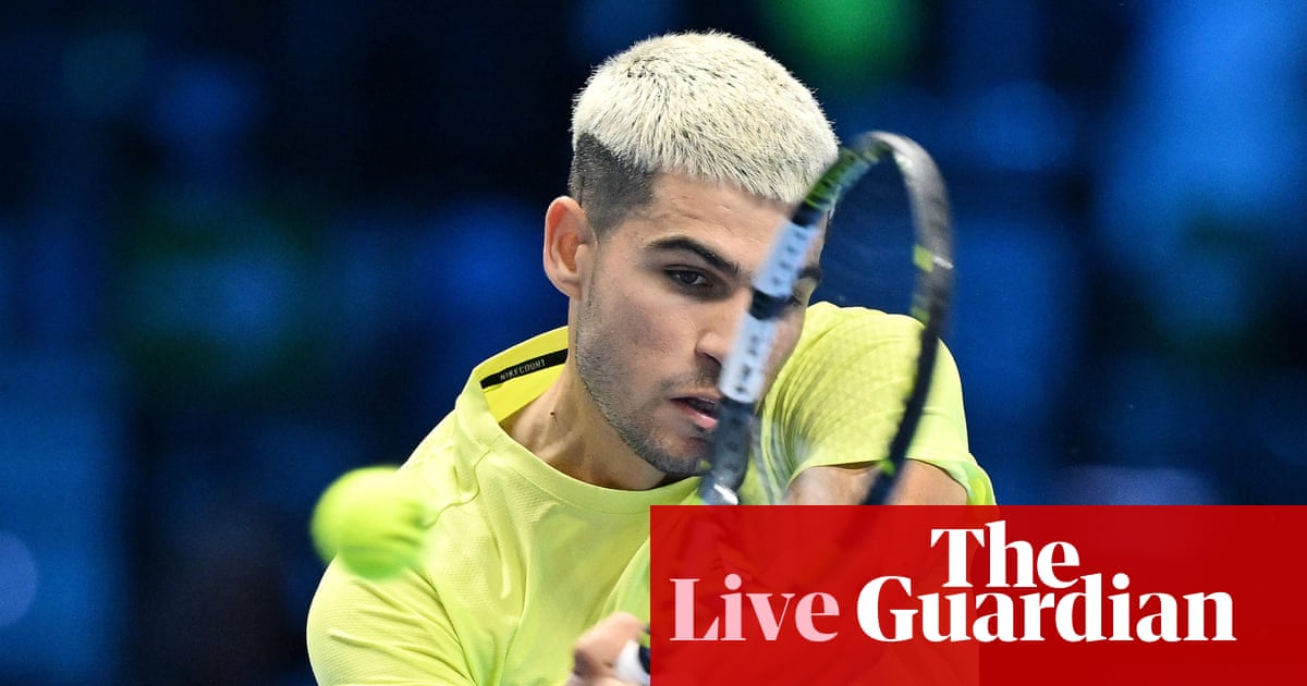 Carlos Alcaraz v Taylor Fritz: ATP Finals tennis live