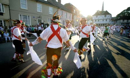 Morris dancing in Thaxted.