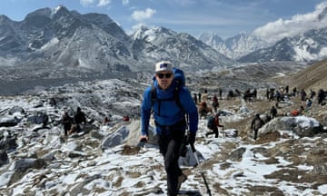 Dan Paterson, 40, on his way to Mount Everest