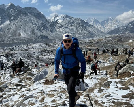 Dan Paterson, 40, on his way to Mount Everest