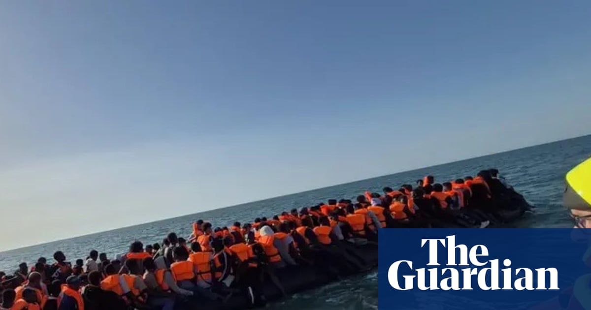 Record 230 people cross Channel to UK as smugglers turn to ‘mega-dinghies’