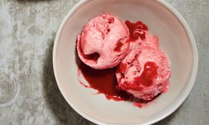Yotam Ottolenghi’s (no-churn) raspberry ice-cream