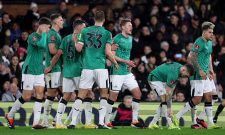 Newcastle’s goals in the win against Fulham came from Sean Longstaff and Dan Burn.