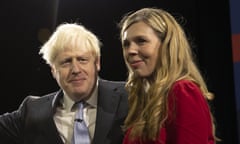 Boris and Carrie Johnson at the Conservative party conference this month