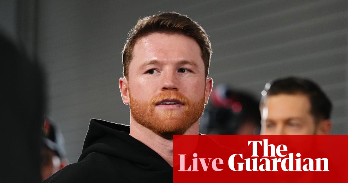 Canelo Álvarez v Terence Crawford: undisputed super middleweight championship – live buildup | Boxing Canelo Álvarez v Terence Crawford: undisputed super middleweight championship – live buildup | Boxing