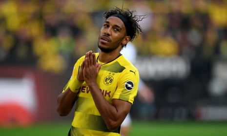 Pierre-Emerick Aubameyang could feature for Borussia Dortmund against Hertha Berlin on Friday, according to the manager Peter Stöger.