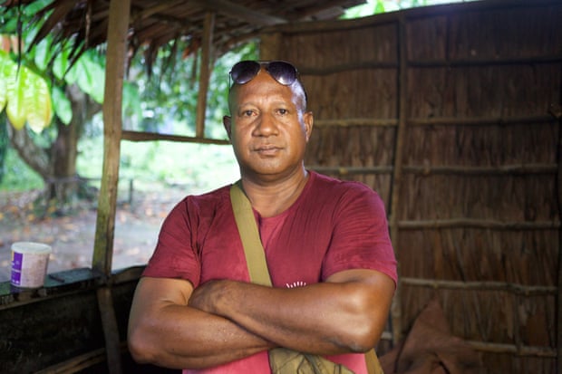 PNG local Ben Pokarup has assisted some of the refugees sent to Manus Island.