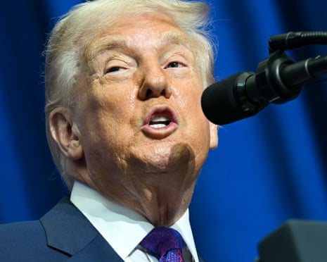 Donald Trump delivers remarks during the inaugural meeting of the Board of Peace at the US Institute of Peace in Washington DC, 19 February 2026.