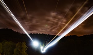 Night zips at Go Ape Aberfoyle, near Stirling.