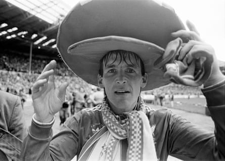 Kenny Dalglish after helping Liverpool win the 1986 FA Cup final and complete the Double, a week after he had scored the goal that clinched the league title.