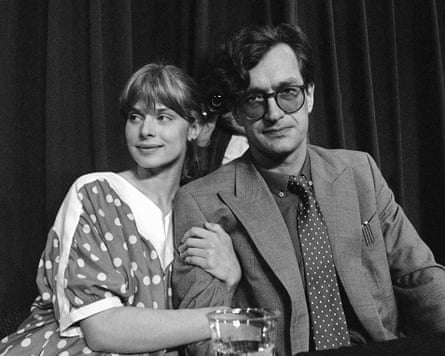 Nastassja Kinski, left, and Wim Wenders after the screening of Paris, Texas at the Cannes film festival in 1984.