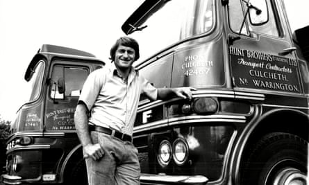 After Roger Hunt retired from football he joined the family haulage business.