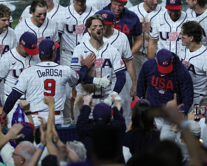Other nations danced for joy at the World Baseball Classic. Team USA played toy soldiers